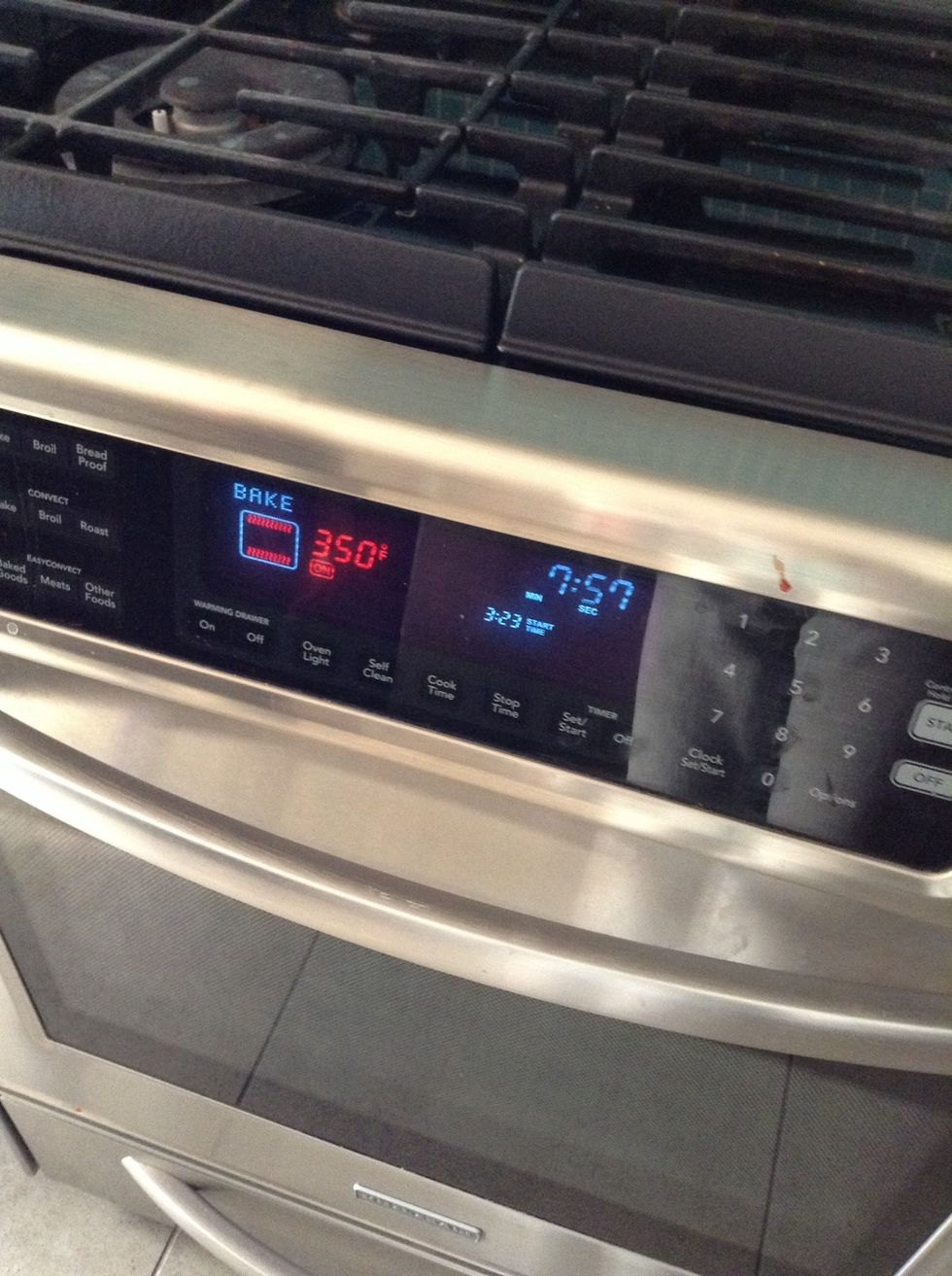 Bake for 8 to 10 minutes at 350f