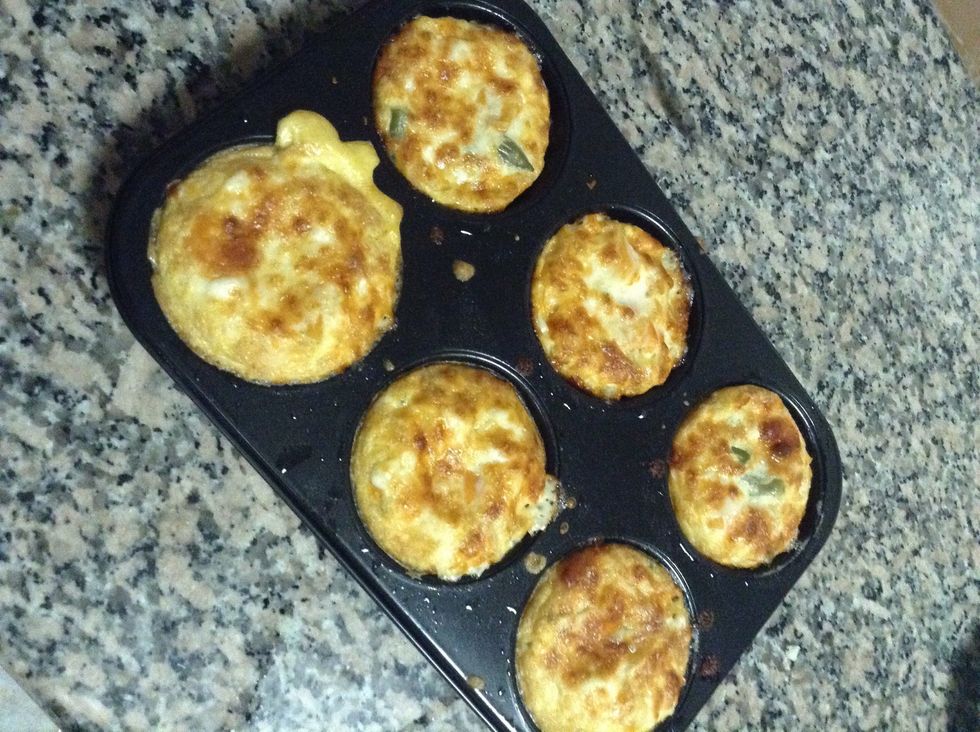 Bake for 8,10 minutes until golden in color