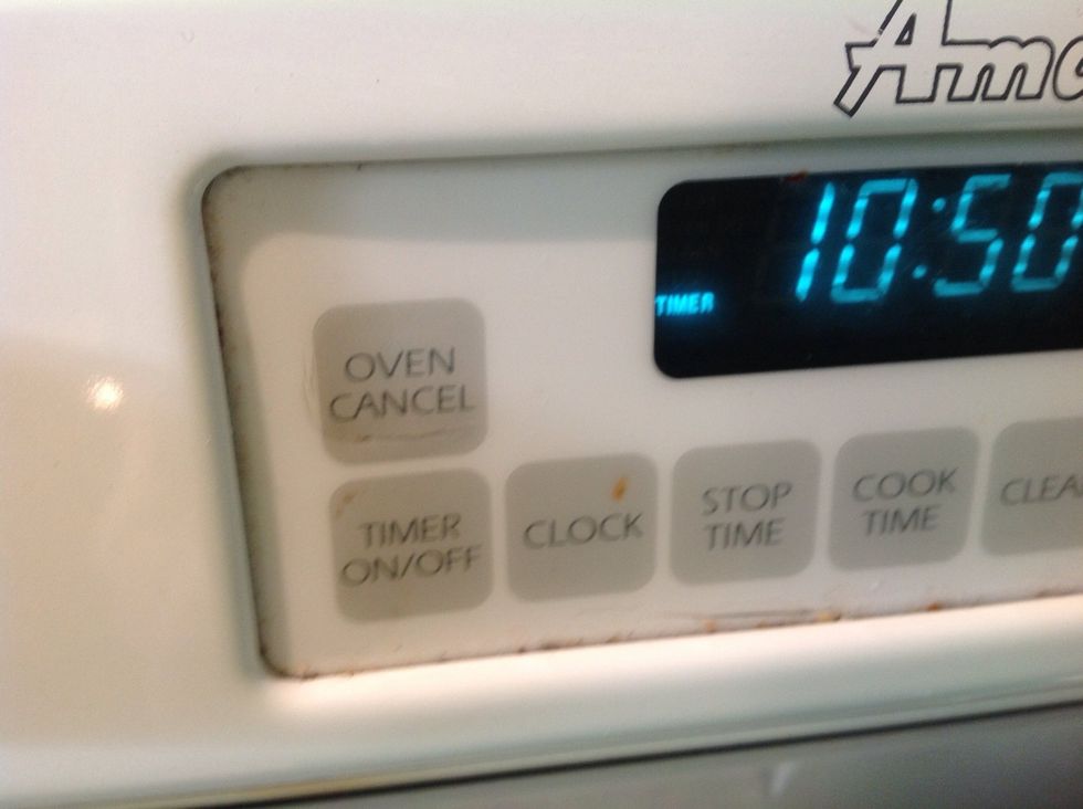 Bake for 9-11 minutes or until golden brown.