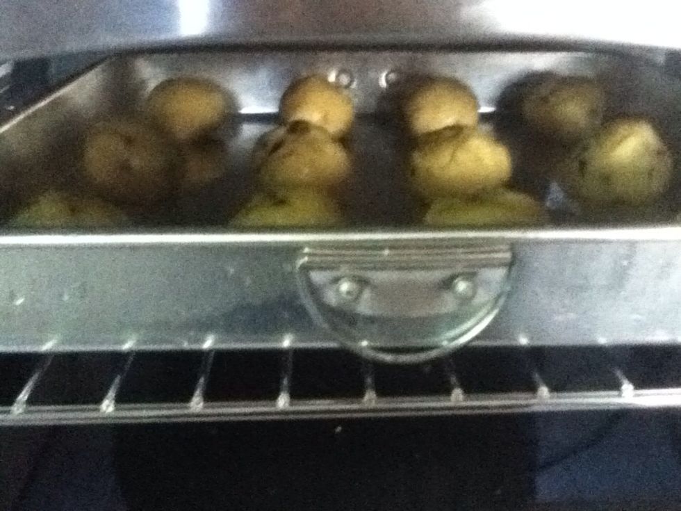 Bake for about 18 - 20 minutes or until golden brown.