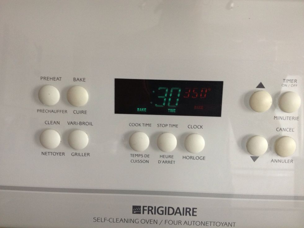 Bake for about 25-30 mins