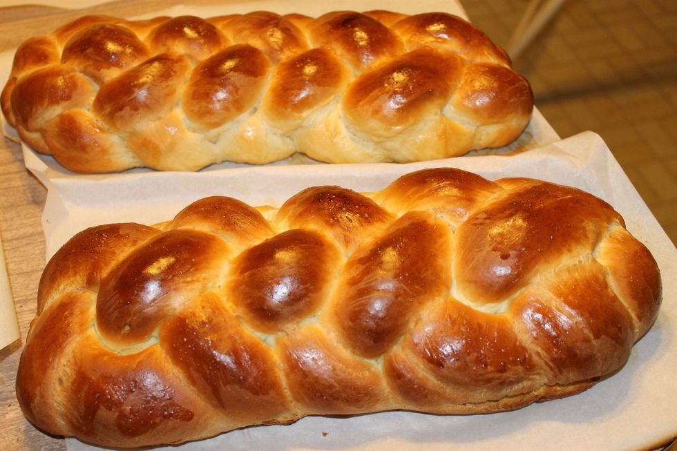 Bake for approximately a half hour