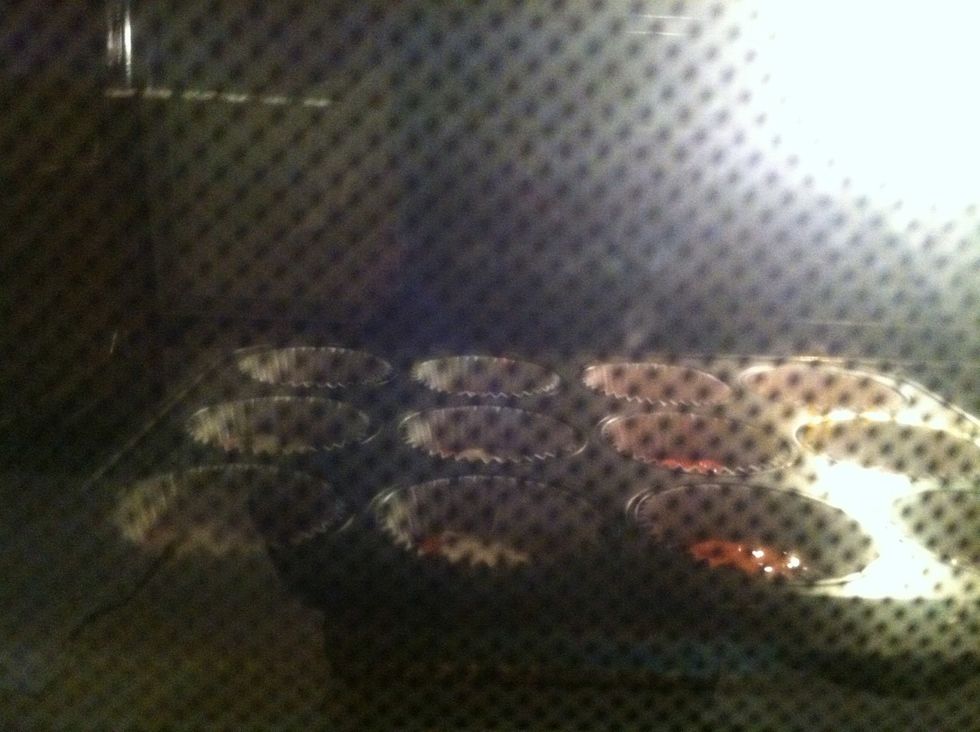 Bake for however long the box tells you to at whatever temperature it says.