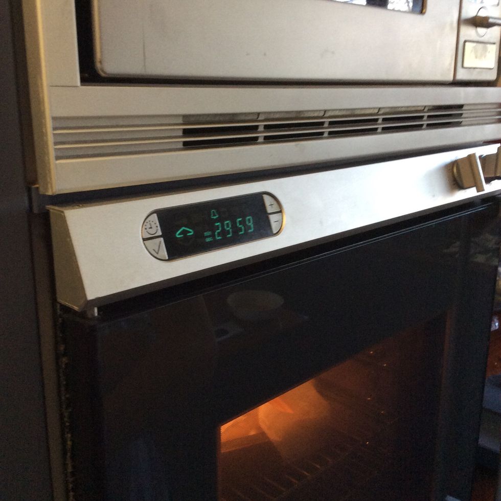 Bake for thirty minutes.