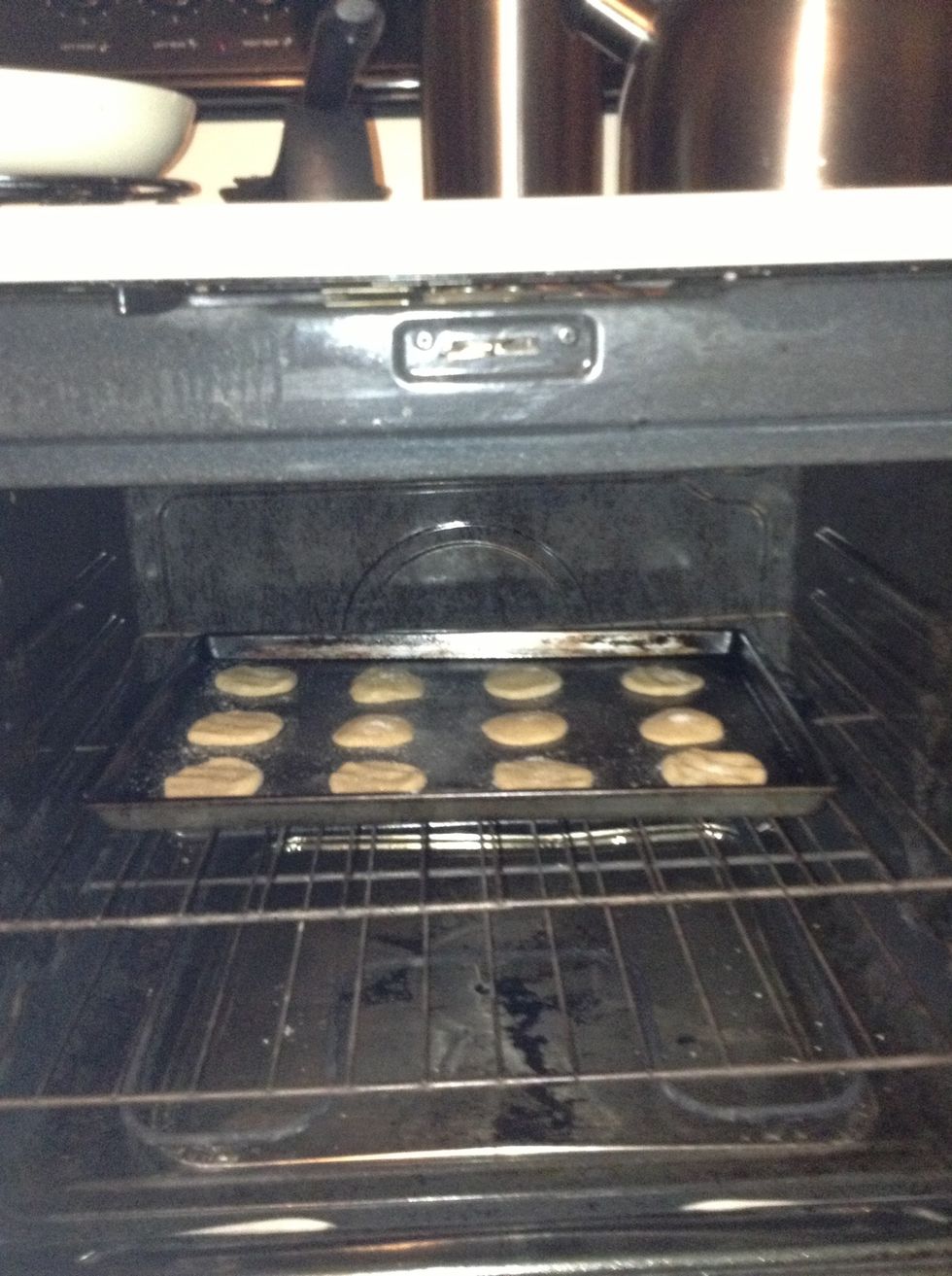 Bake in a preheated oven for 10-15 minutes until golden around the edges. (Time may need to be shortened or lengthened depending on your oven).