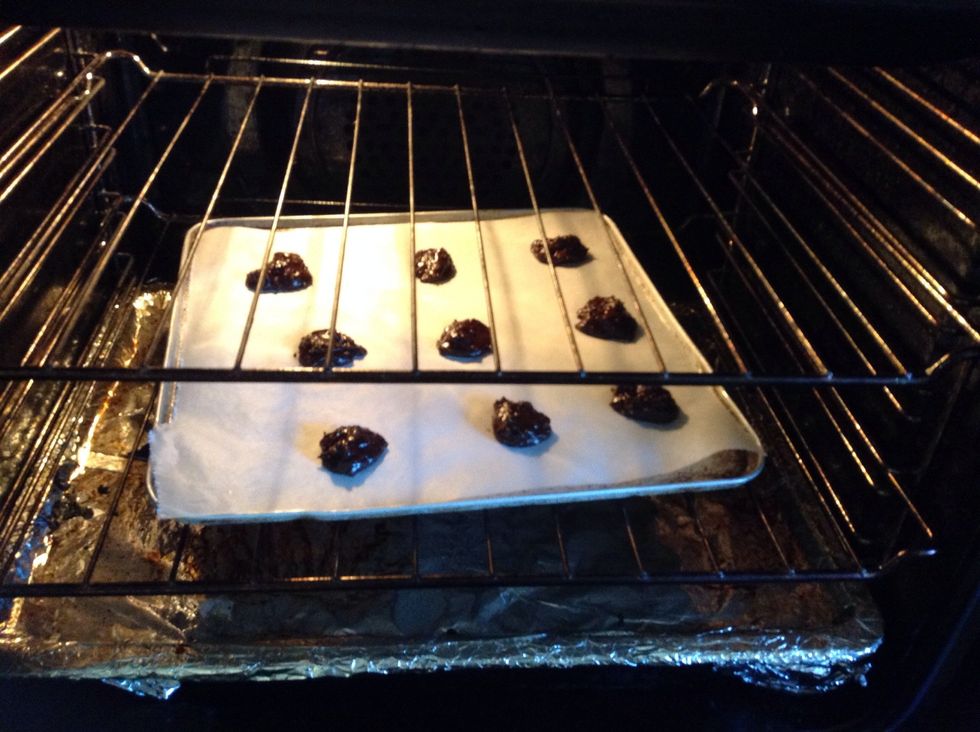 Bake in hot oven for ten to fifteen minutes