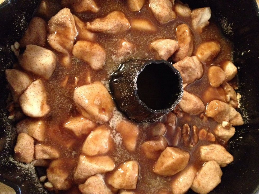 Bake in oven at 350 degrees for 40-45 minutes