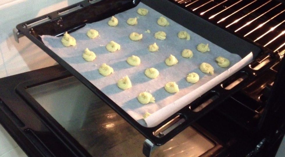 Bake in oven for 10-12 minutes.