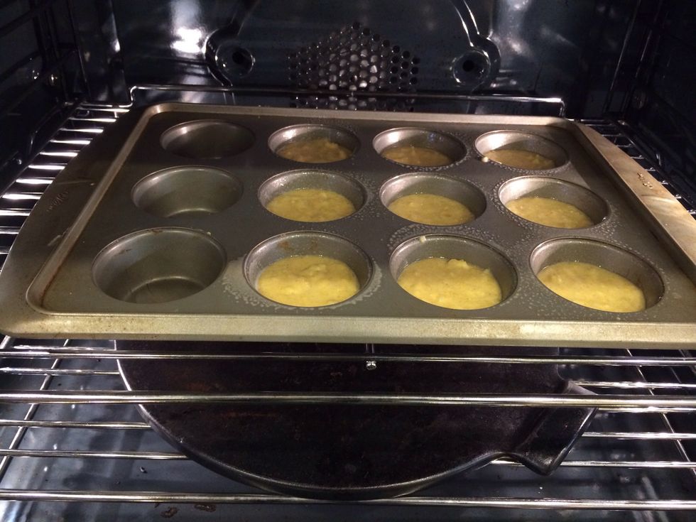 Bake in oven for 13 minutes