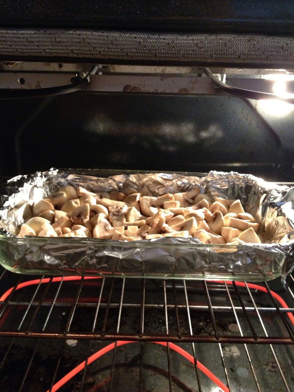 Bake in oven for 15 minutes.