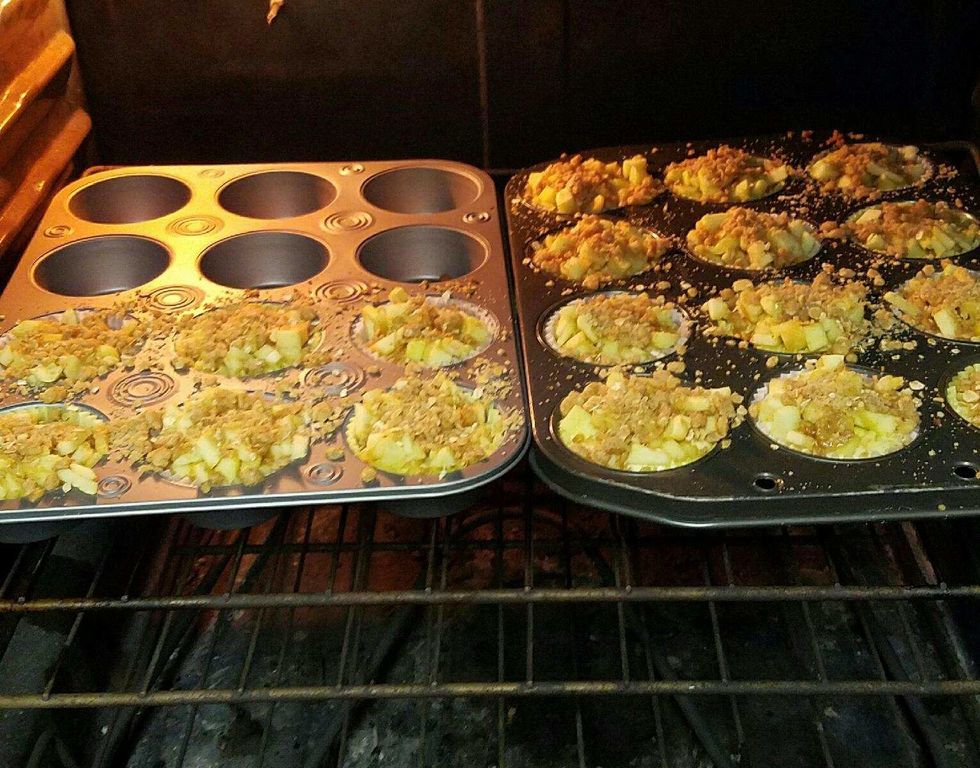 Bake in preheated oven 23 - 25 minutes. Cool at room temperature 30 minutes, then transfer to fridge and chill 3 hours. Serve with caramel sauce.