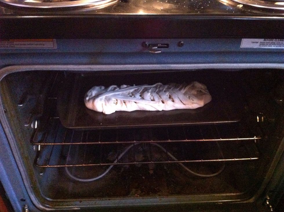 Bake in preheated oven for 15-20 minutes until golden brown all over.