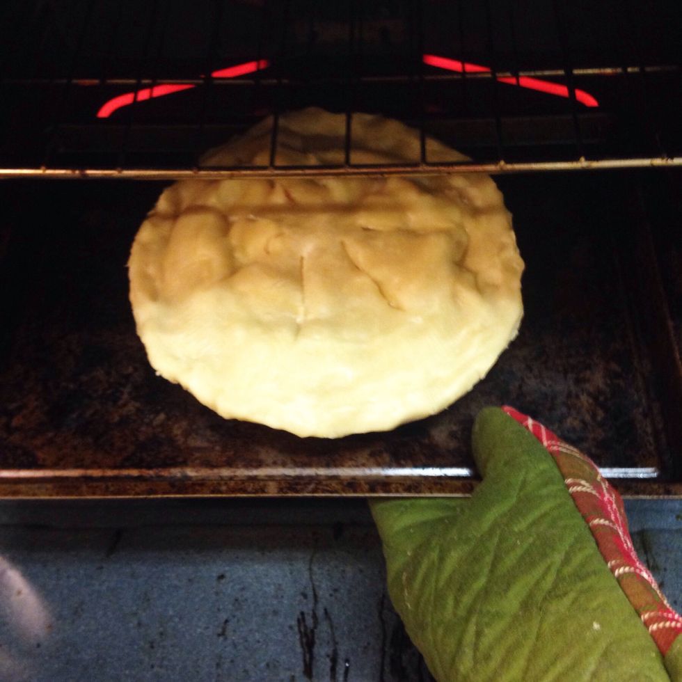 Bake in preheated oven for about 30-35 minutes.
