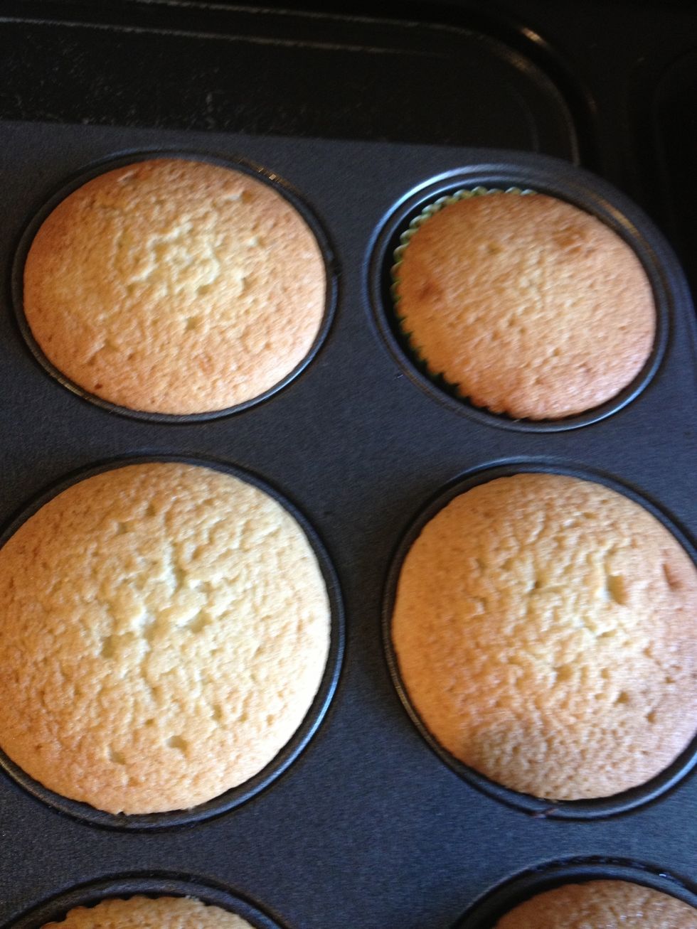 Bake in the oven at gas4/ 180/ 350 for 20-30 minutes. You'll know they're done when they are springy to touch.