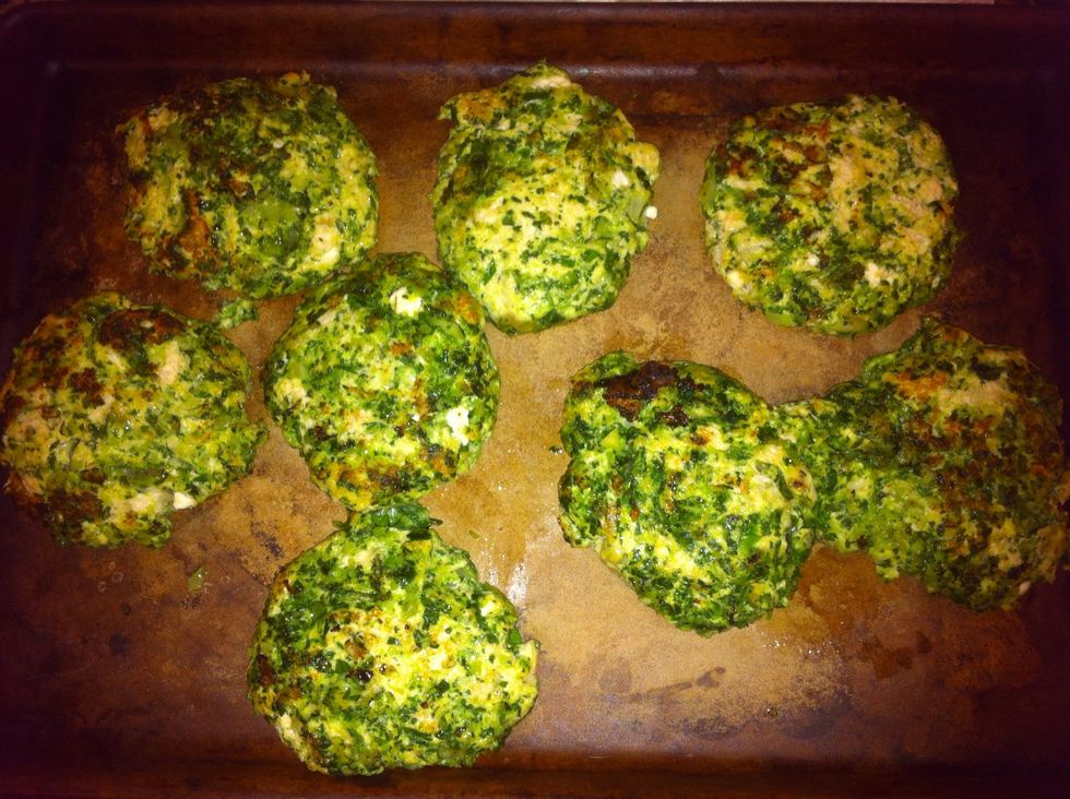 Bake in the oven for 10 minutes on 375.