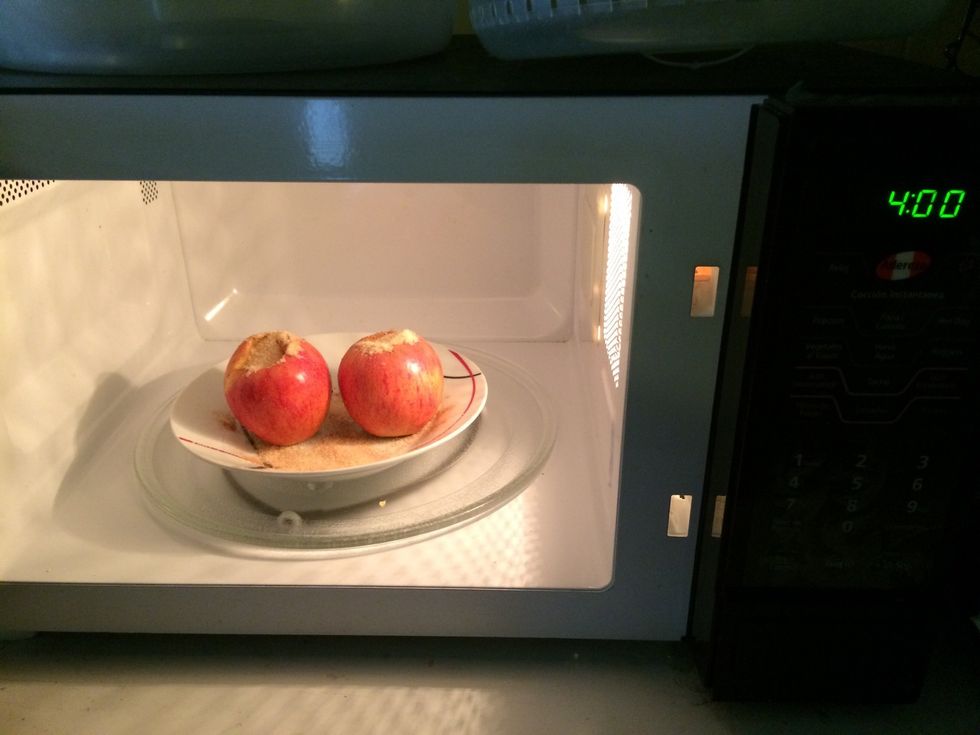 Bake on high in the microwave for 4 minutes