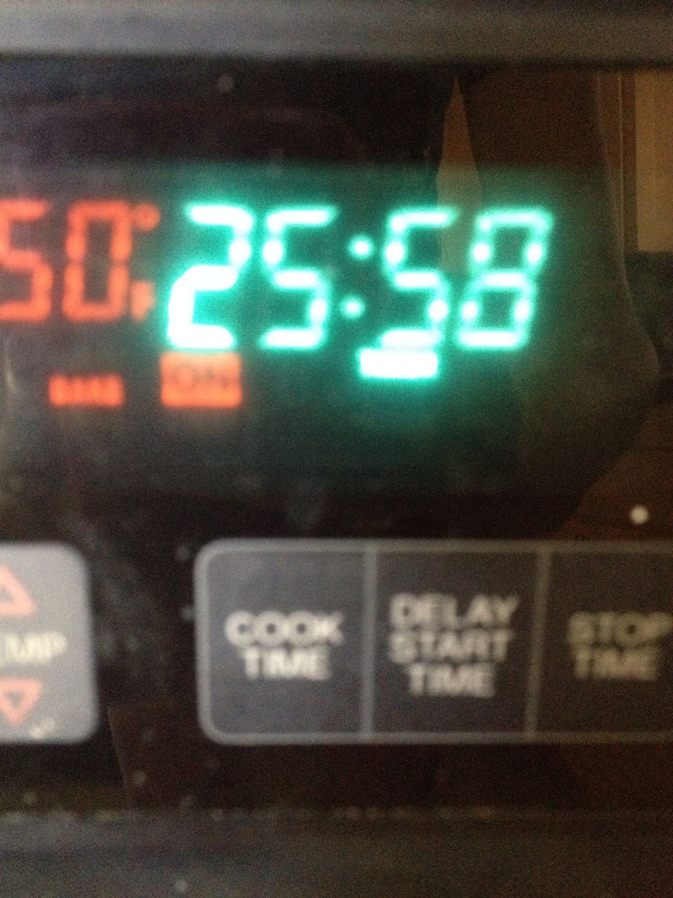 Bake the cake for 26-31 minutes