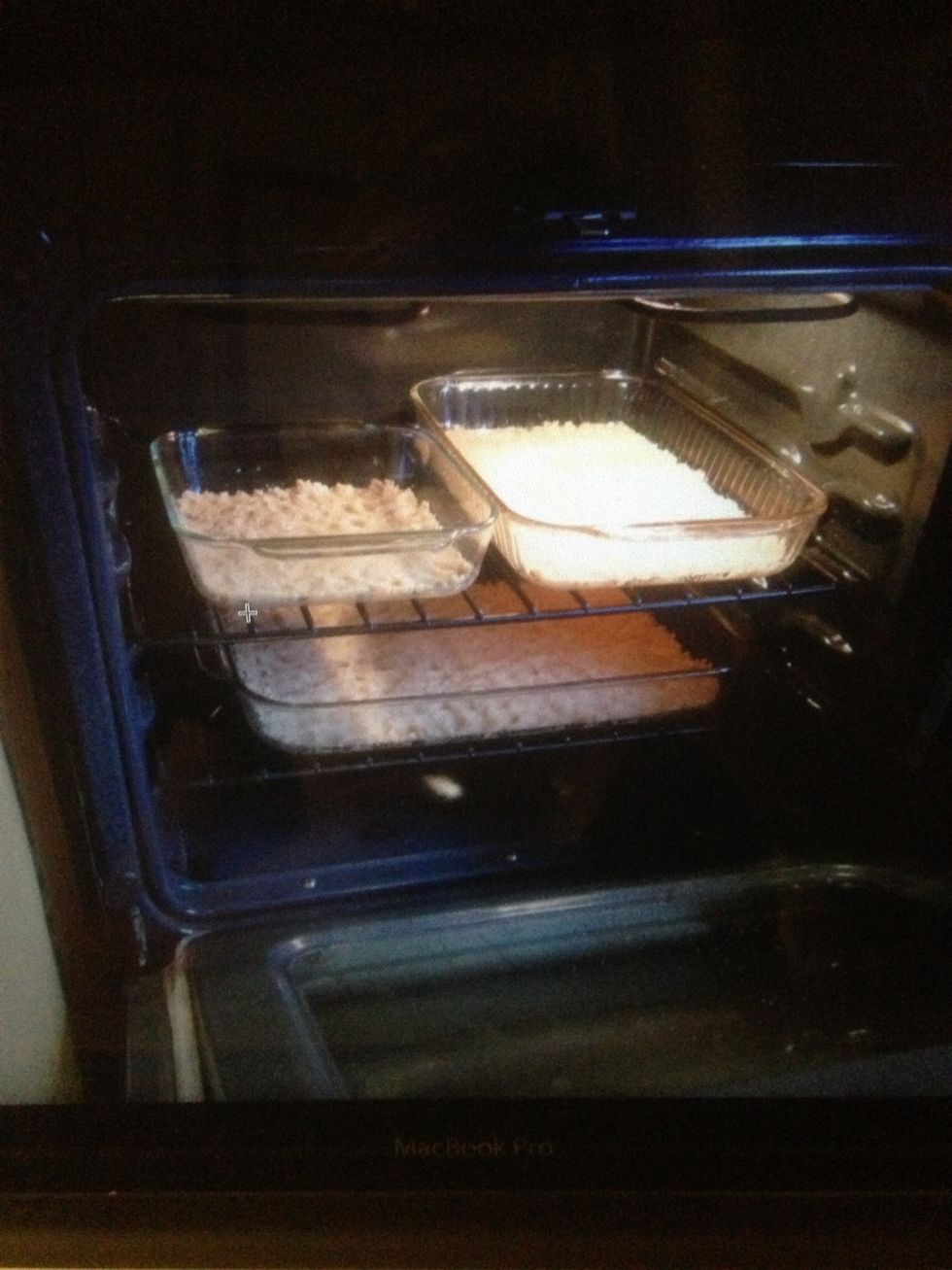 Bake the crust for about 13 minutes