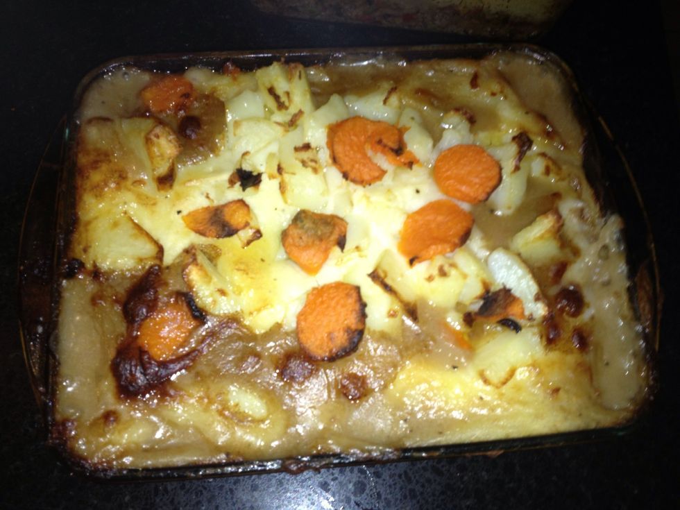 Bake till golden brown