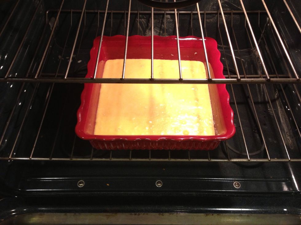 Bake! Wait for about 25 minutes.....