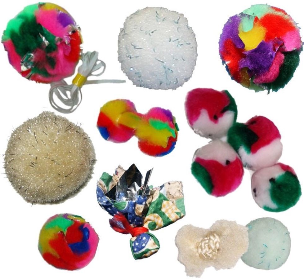 Balls and crinkle toys are great too, slowly you'll learn what your cat loves most.