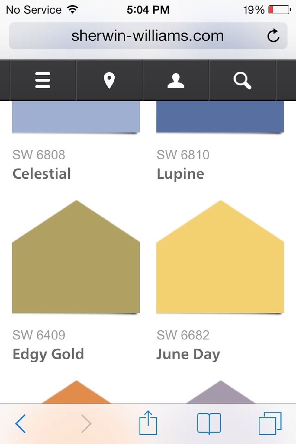 Base color, first color (darker color)