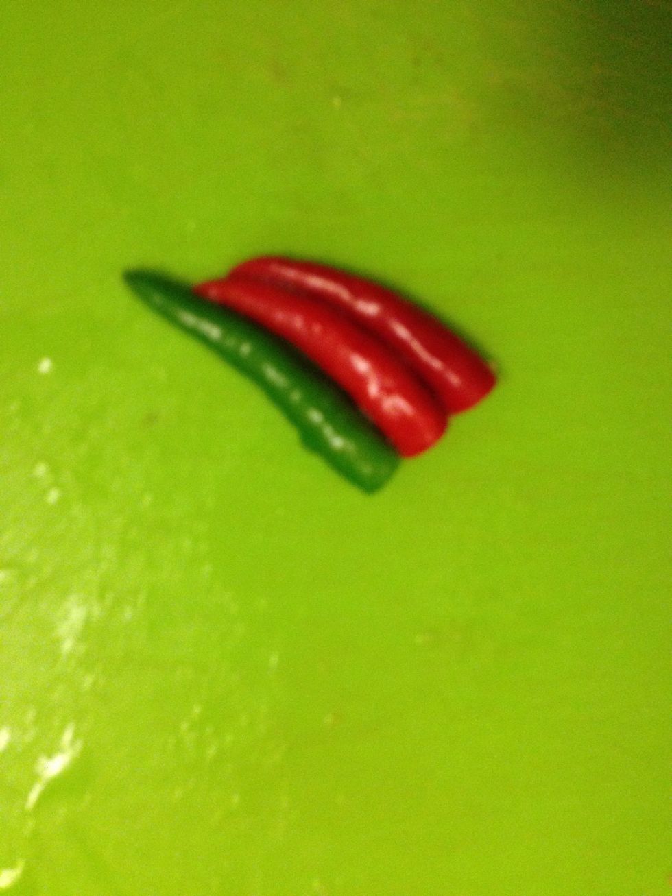 Bash the chillies