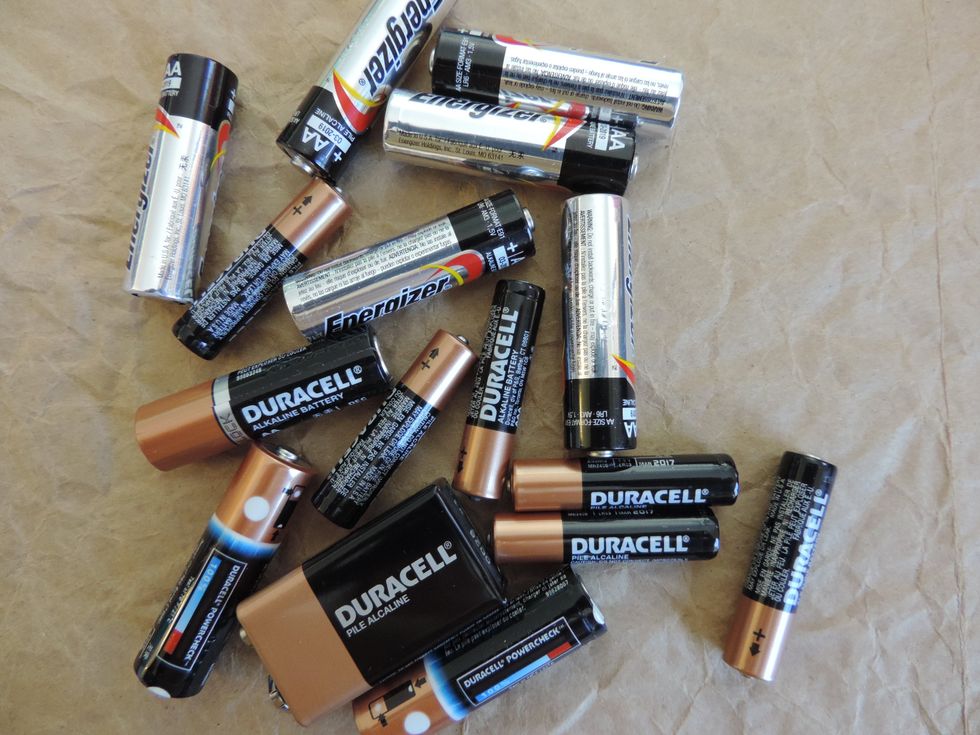 Batteries are great but improperly stored batteries lose charge & can leak acid. However, the scariest is that an improperly stored 9-V could start a fire. Yes, you read that right--a fire.