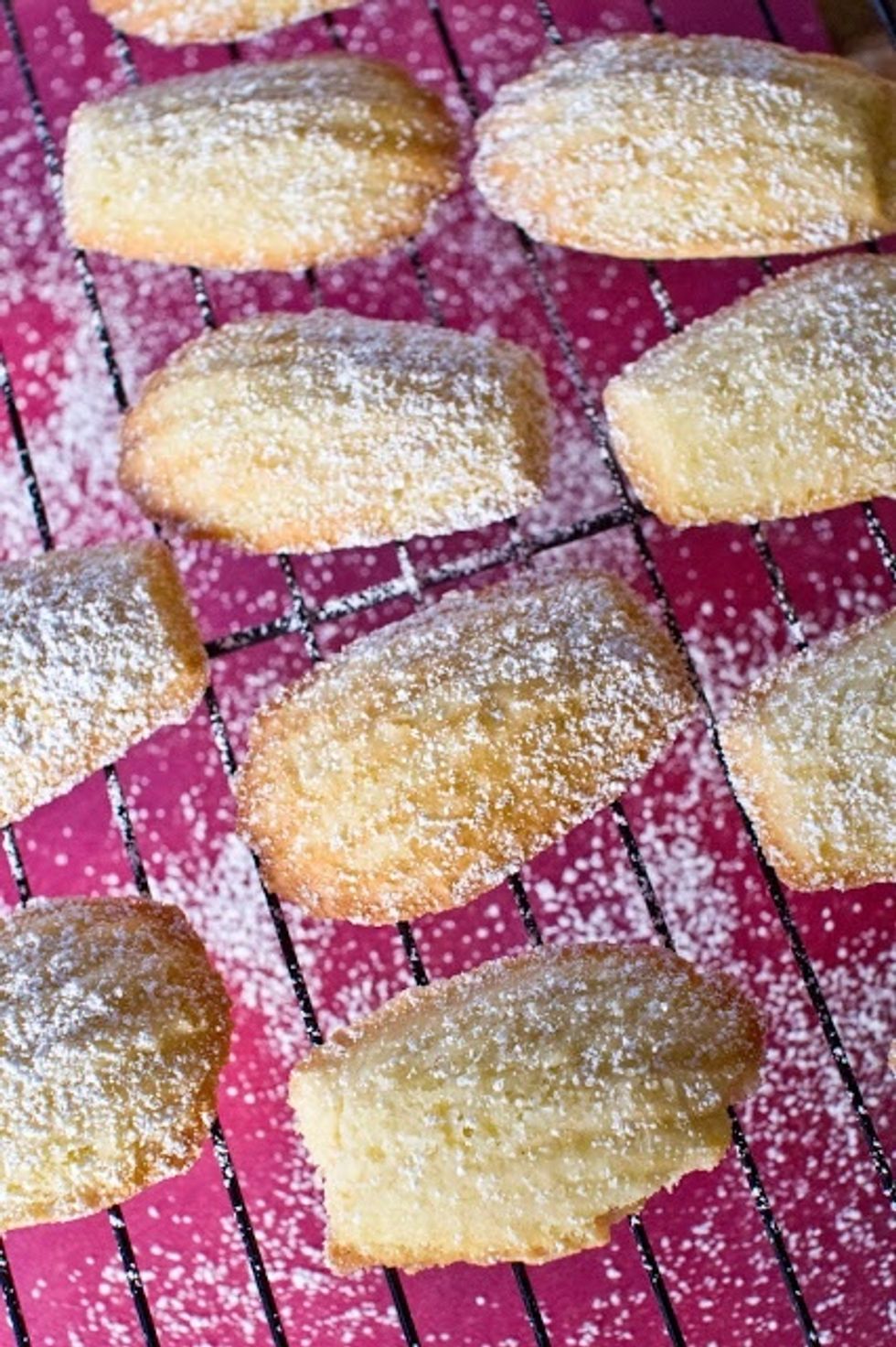 Be careful. If the powdered sugar is put on cookies that are too warm, the sugar will just melt.