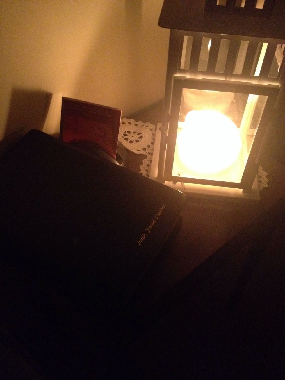 Be intentional. Place your Bible where you can see it, that way it will be a visual reminder to have devotional time, e.g. bedside table.