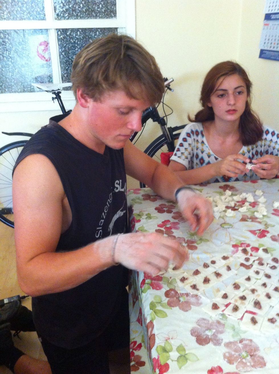 Be prepared for a serious piece of work now. Welcome to the factory. Forgetting to smile is a common mistake at this stage...