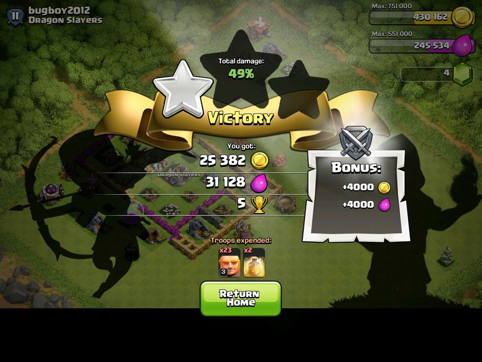 Be Shute to get this in the end