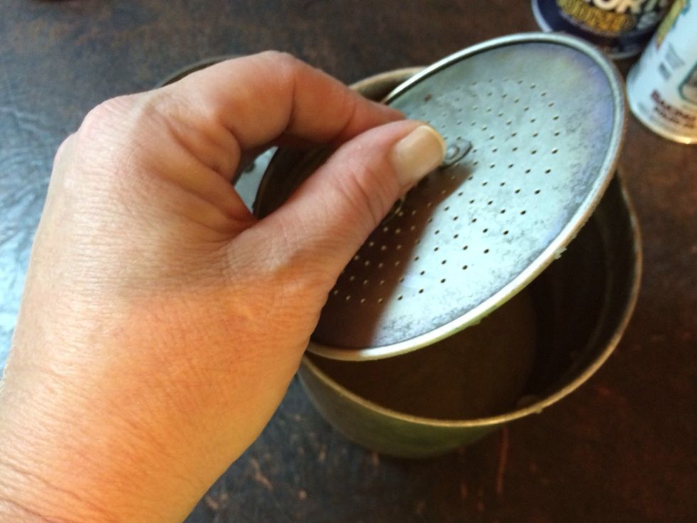 Be sure after cools to clean the strainer so ready for next use. Now let's pull up the strainer.