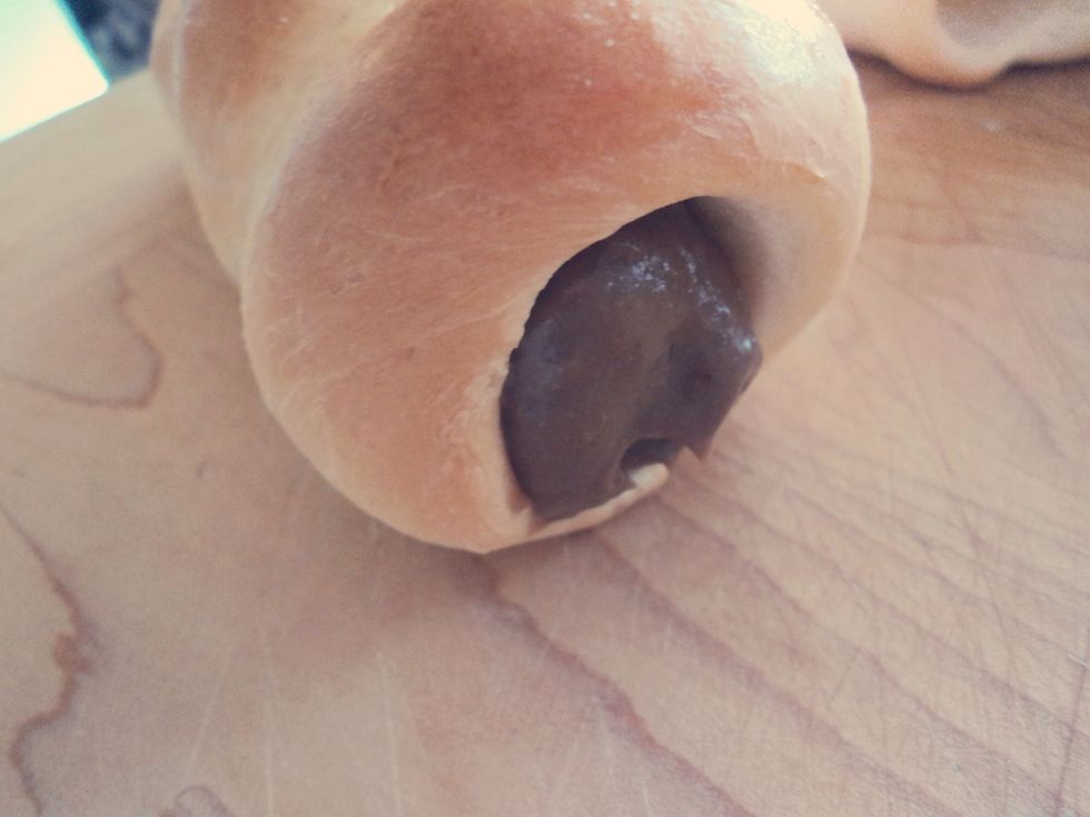 Be sure not to overfill the cornets, or else it will spill out! Like this is just fine.