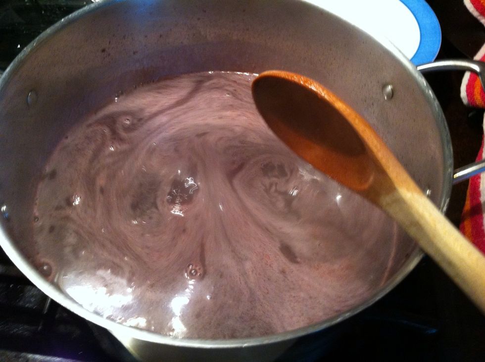 Be sure the slurry is fully incorporated.