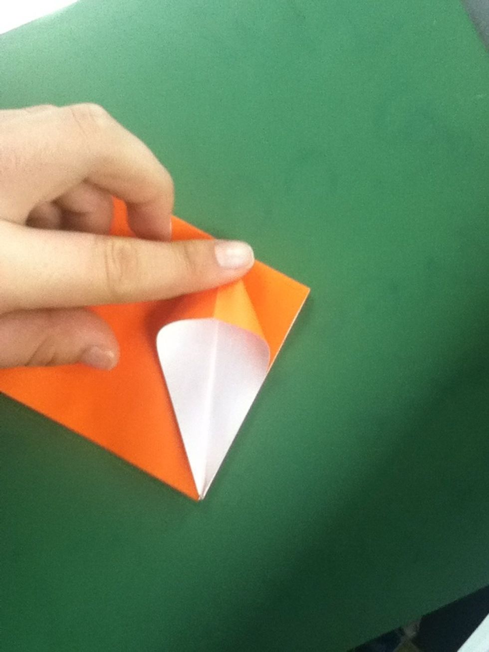 Be sure to align the creases carefully