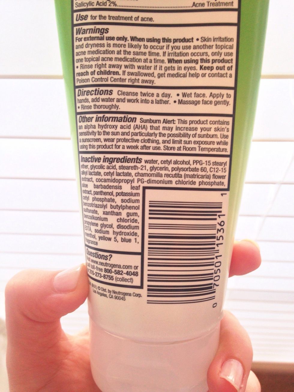 Be sure to always know what ingredients are in your products. Some things to stay away from are parabens, synthetic colors, fragrance, triclosan, sodium laryl sulfate, and formaldehyde.