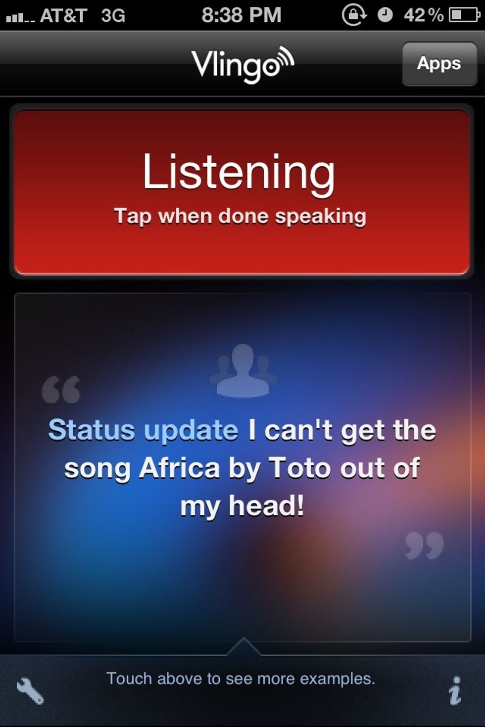 Be sure to change the settings to recognize when you stop talking and/or start recording as soon as you launch the app. It is pretty accurate as well.