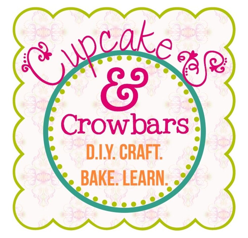 Be sure to check out my blog for more recipes, crafts, organizational tip, and general awesomeness. Follow me on facebook at https://www.facebook.com/cupcakesandcrowbars