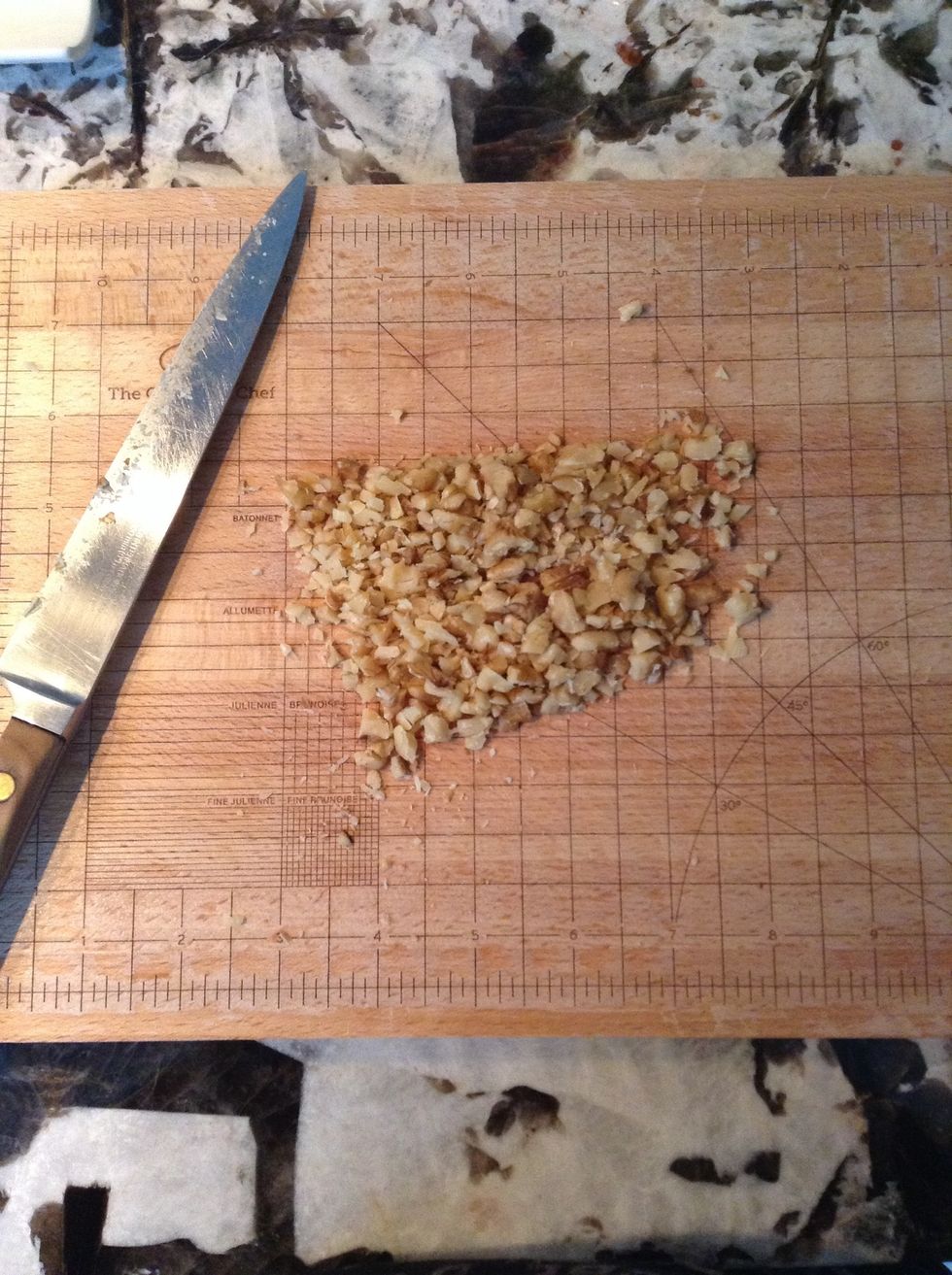 Be sure to chop them finely.
