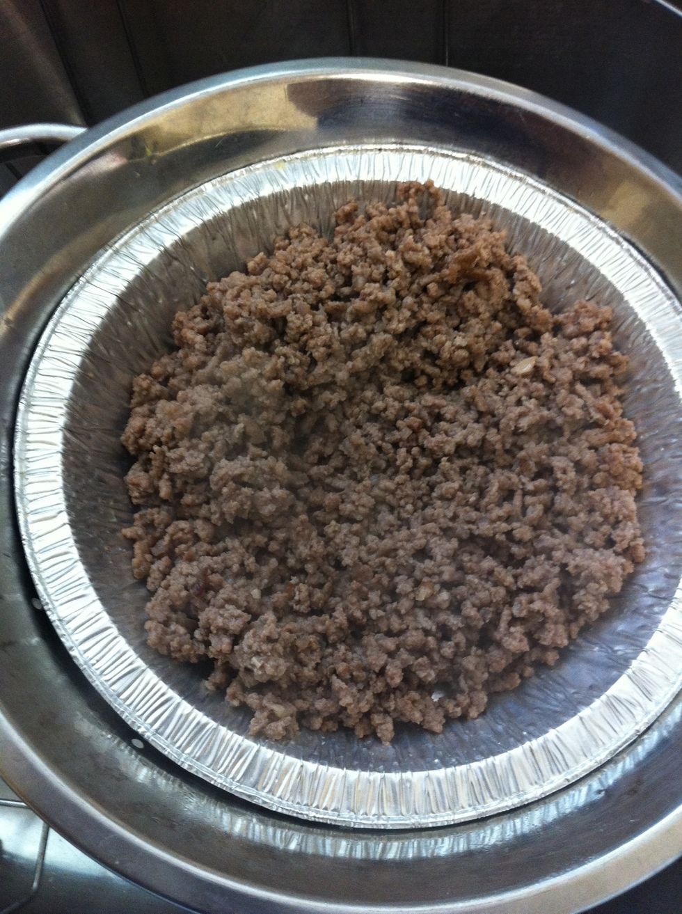 Be sure to drain your meat!