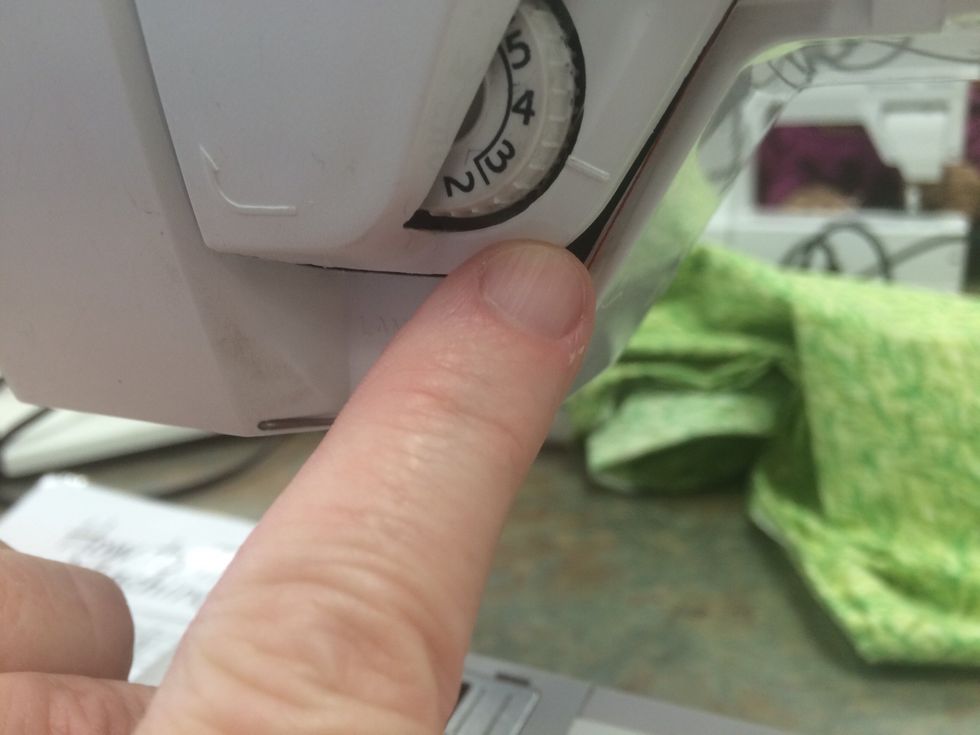 Be sure to get the thread between the tension discs