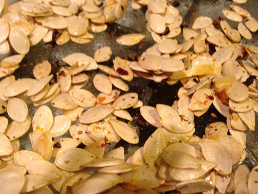 Be sure to give them a little taste to get the perfect blend of spicy, salty, smoky, sweet.