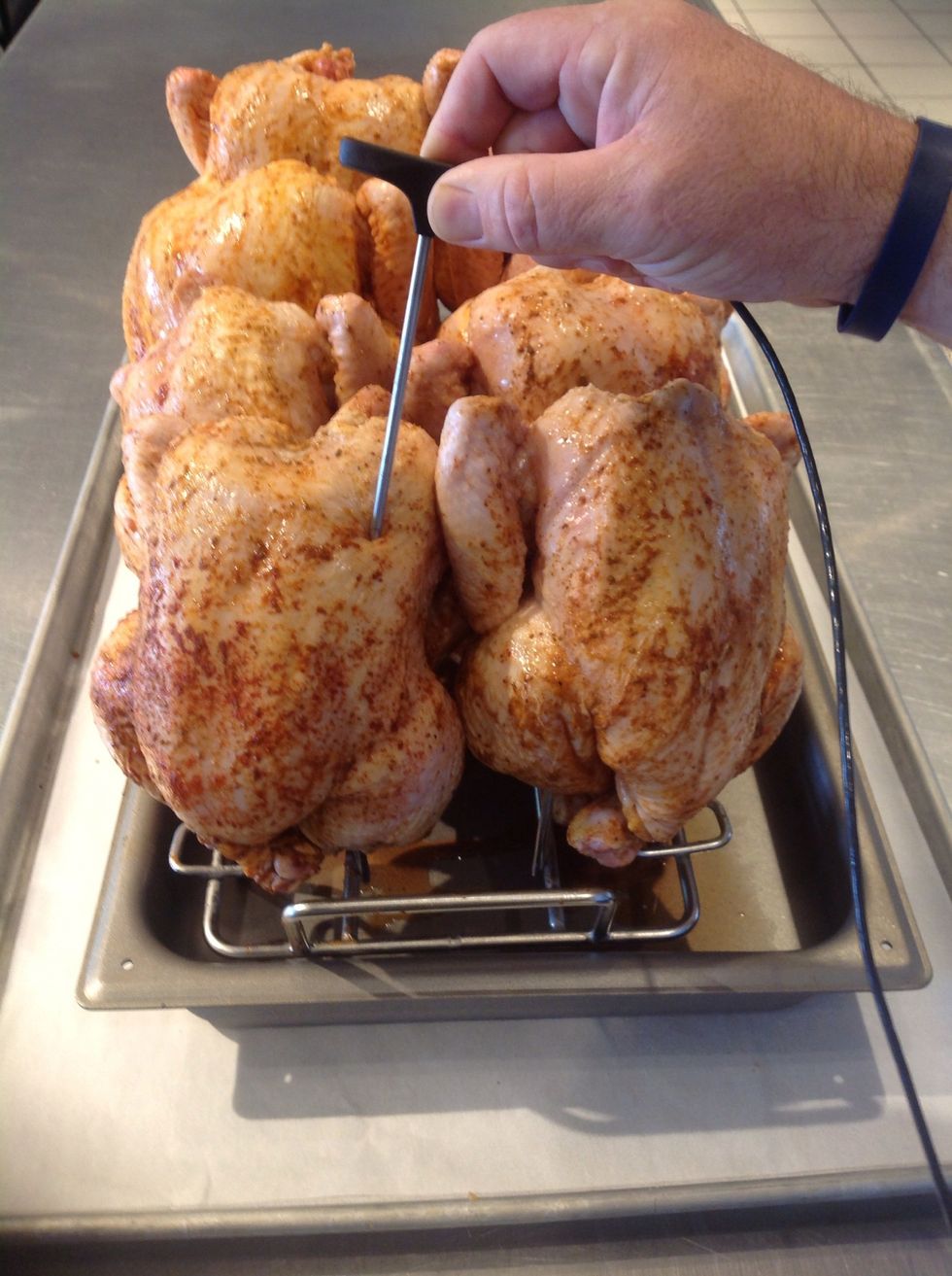 Be sure to insert the Core Temp Probe in thick of breast