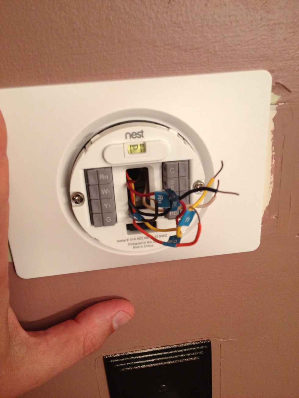 Be sure to label the wires when removing your old thermostat. Nest even includes the labels in the setup guide on the page needed. They're kiss cut labels. Nice touch!