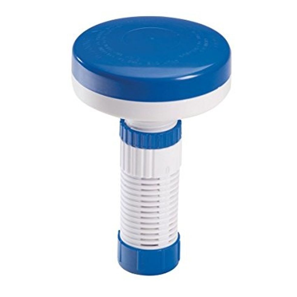 Be sure to leave this in the tub at all times. It contains chlorine. If it is empty contact me right away.