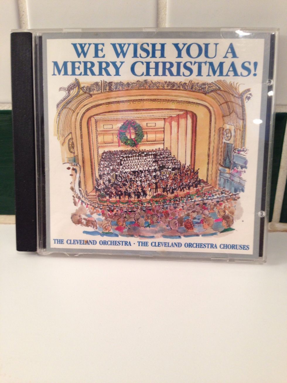 Be sure to load up some Christmas carols. We like the Cleveland Orchestra because they are the best and they have children in their chorus. Definitely sing along.