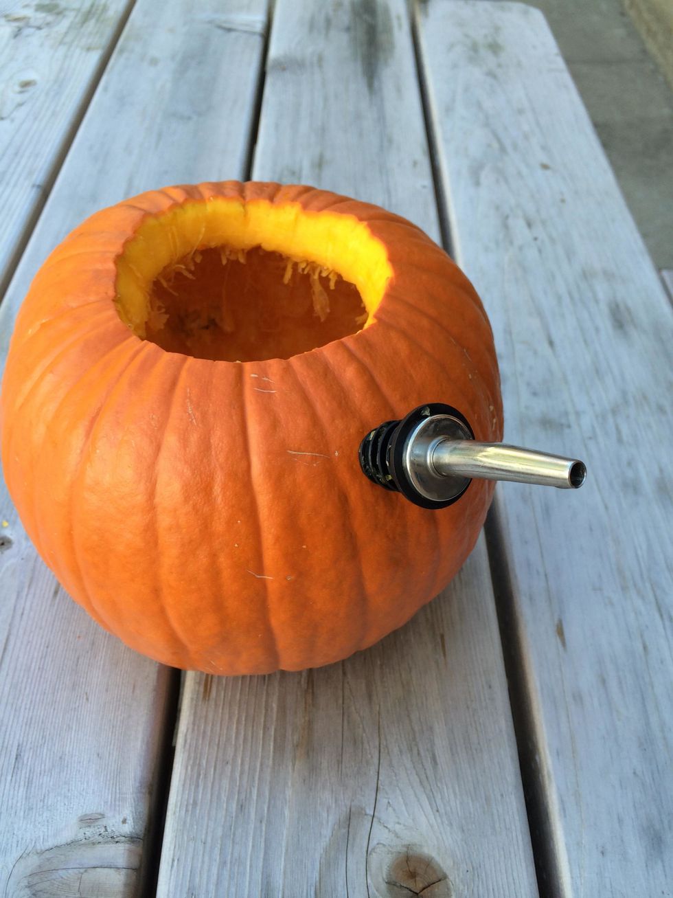 Be sure to place the olive oil dispenser above where the water will reach when steeping your tea, or you'll end up with a leaky teapot!