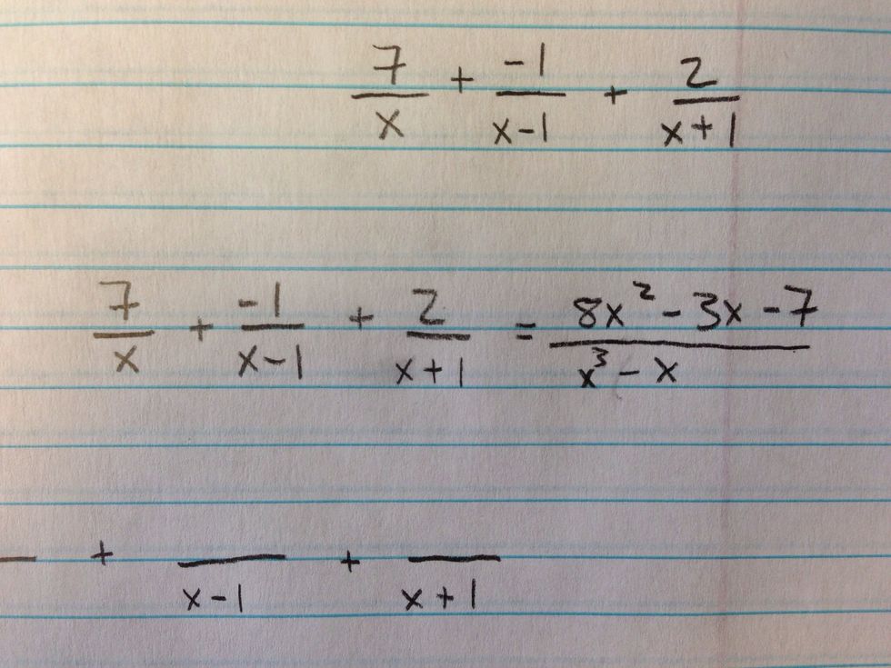 Be sure to properly write the final result. The answer is not complete simply by finding the factors, as they must be properly placed into the expression.