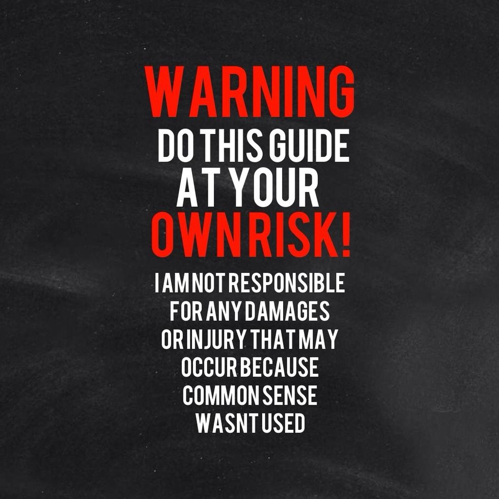Be sure to use caution when hanging stuff above your head! Use good screws and be sure to find a stud in the wall. I'm not responsible if any damages to you or your board. On to the guide...
